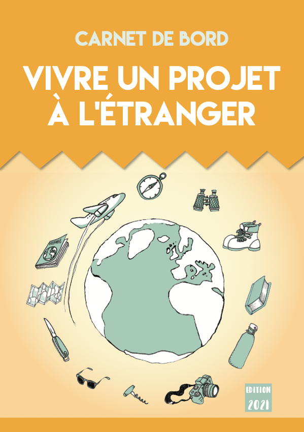 Carnet de bord Vivre un projet à l''étranger - Couverture