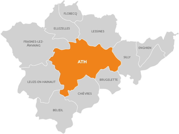 Carte des CEFA Ath