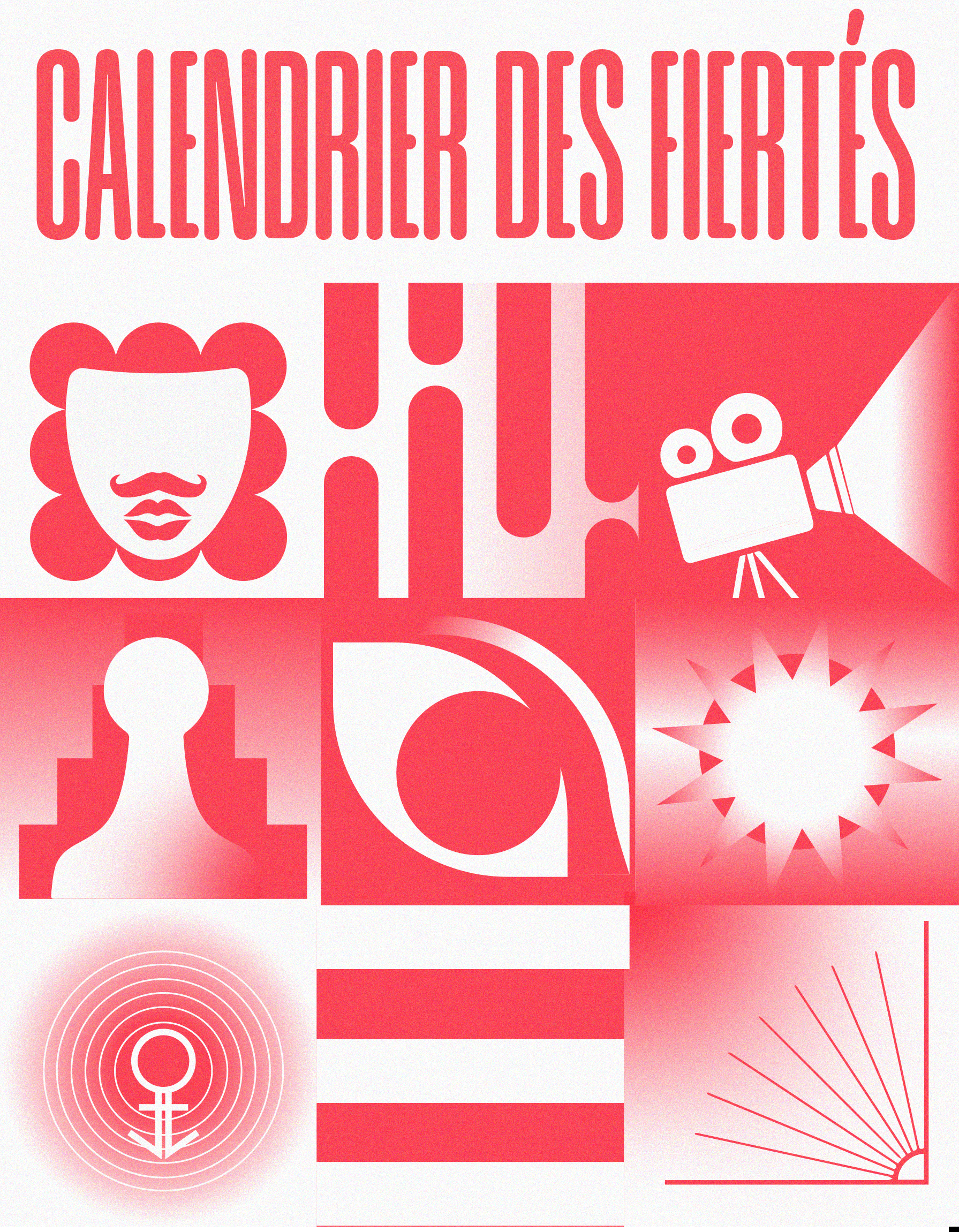 calendrier des fierté